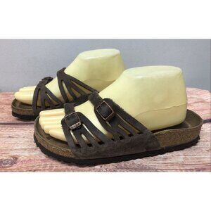Birkenstock Granada Brown Slide Sandals Womens 39/ 8 N (7W14)